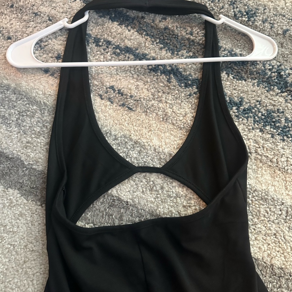 Black Cutout Romper - Picture 4 of 5